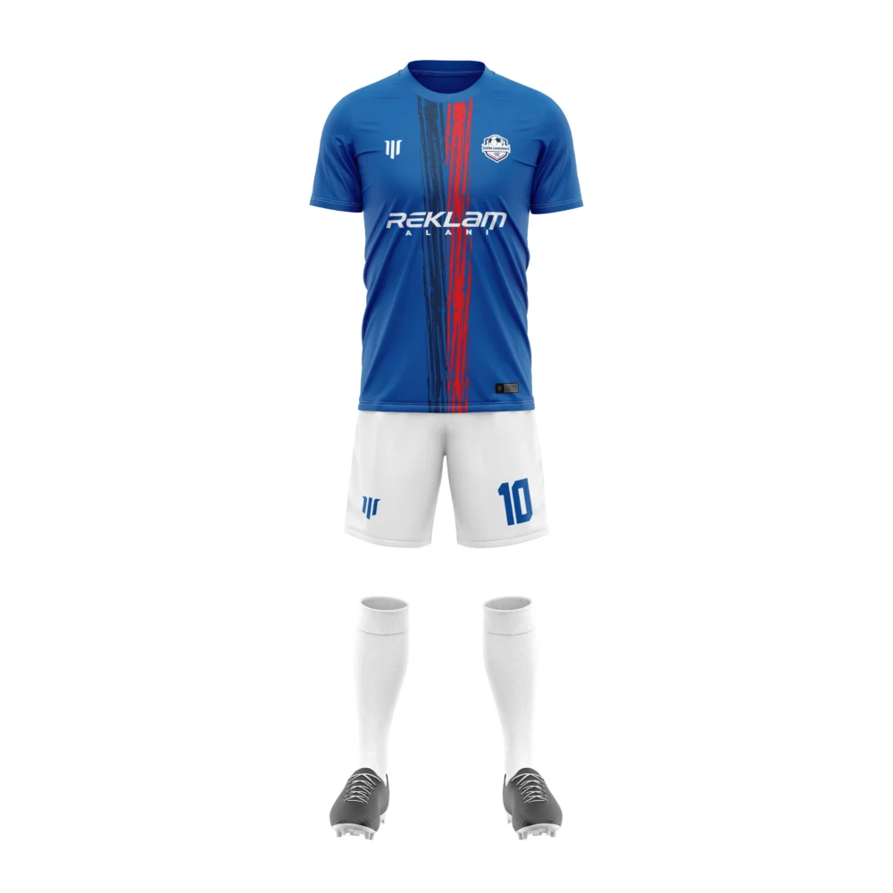 Marinspor Futbol Forma F050 Mavi-Kırmızı-Lacivert