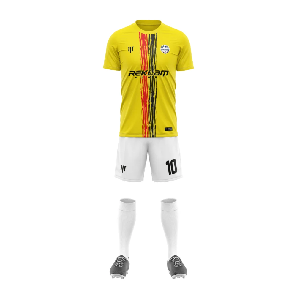 Marinspor Futbol Forma F050 Sarı-Siyah-Kırmızı
