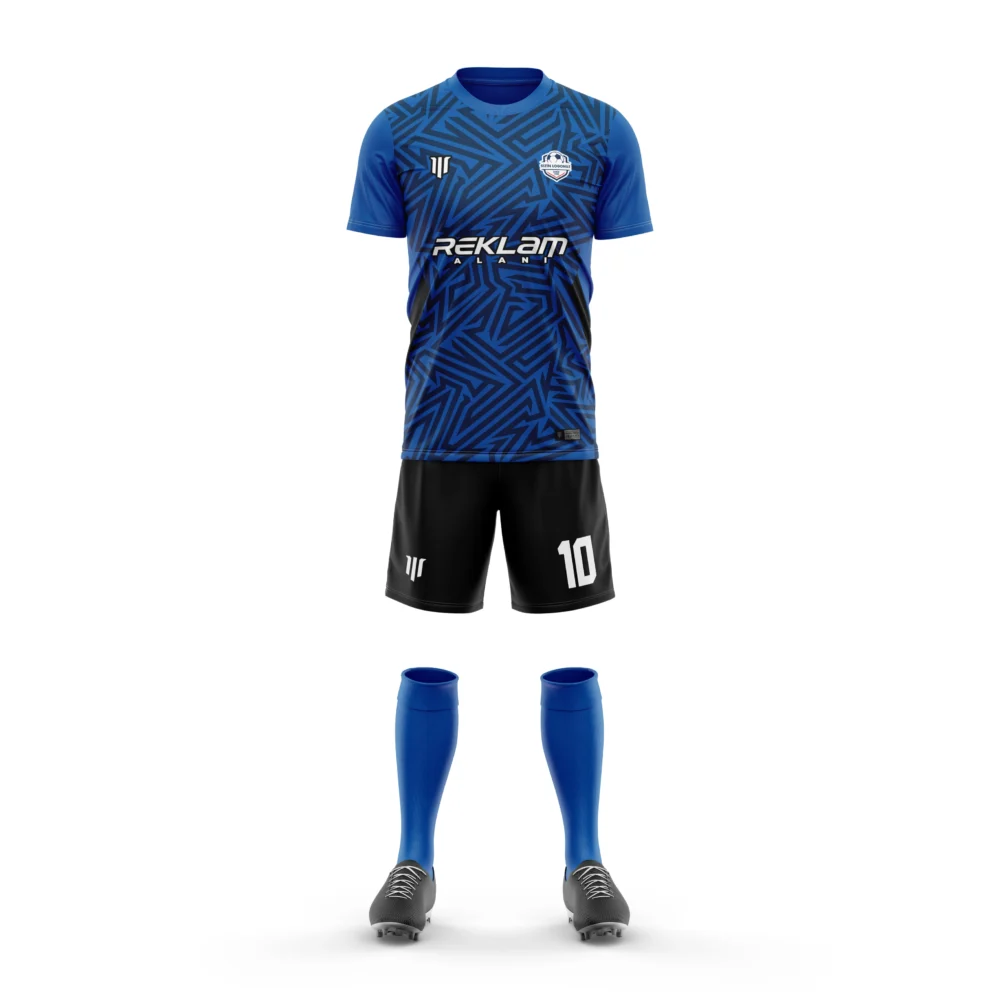 Marinspor Futbol Forma F056 Mavi-Siyah-Lacivert