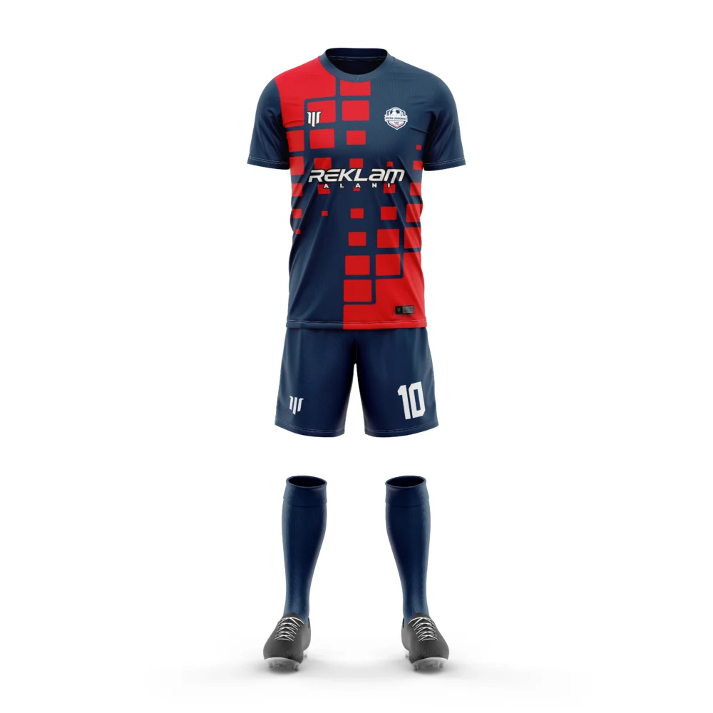 Marinspor Futbol Forma F057 Lacivert-Kırmızı