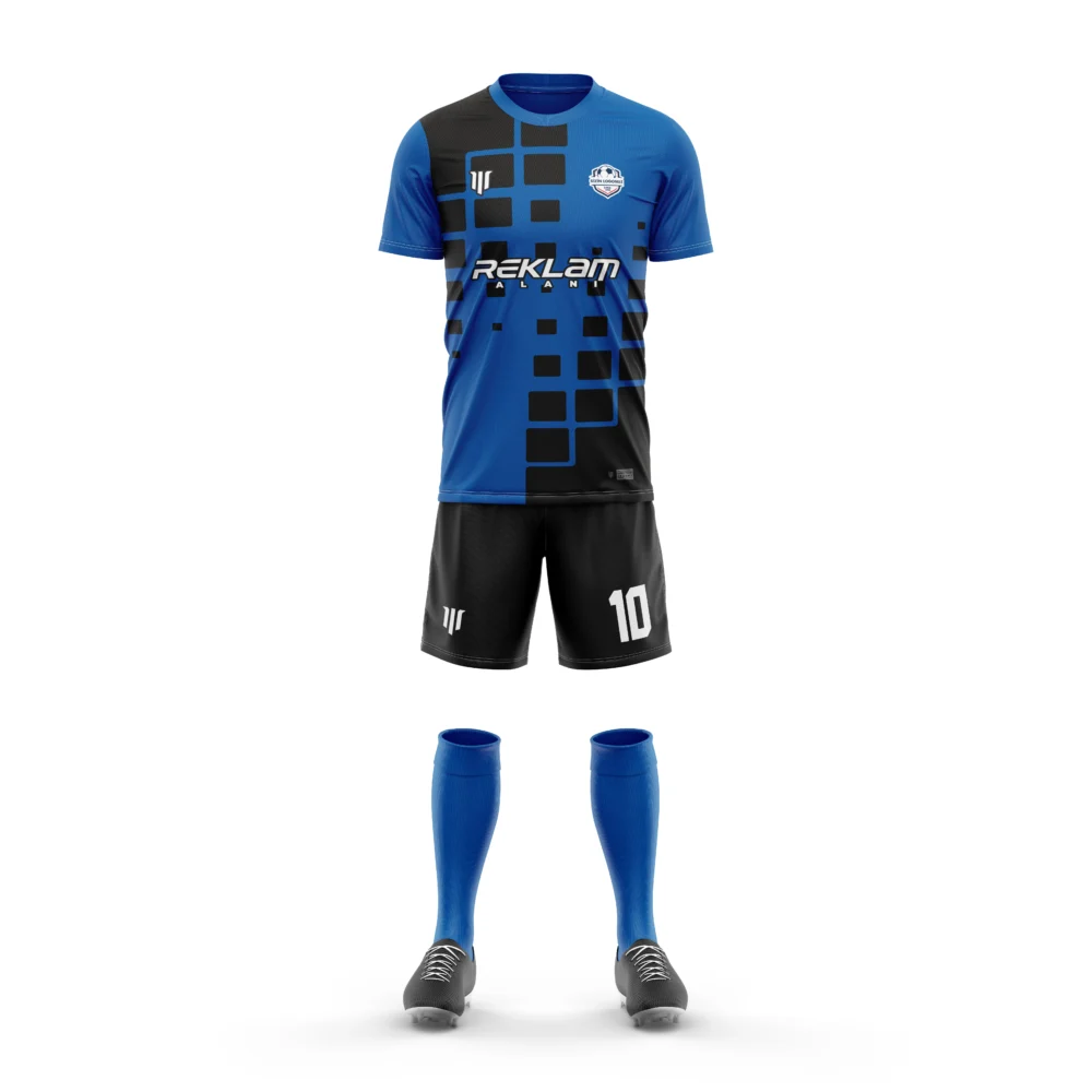 Marinspor Futbol Forma F057 Mavi-Siyah