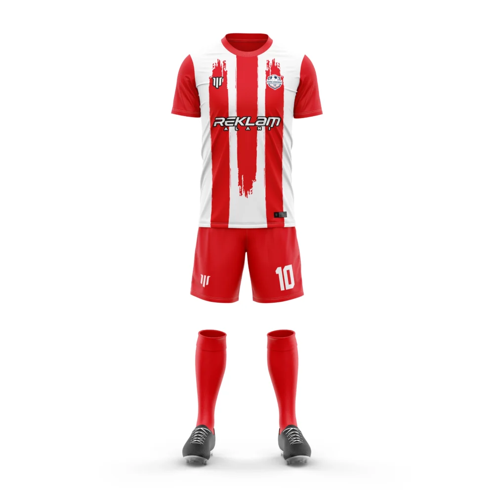 Marinspor Futbol Forma F060 Kırmızı-Beyaz