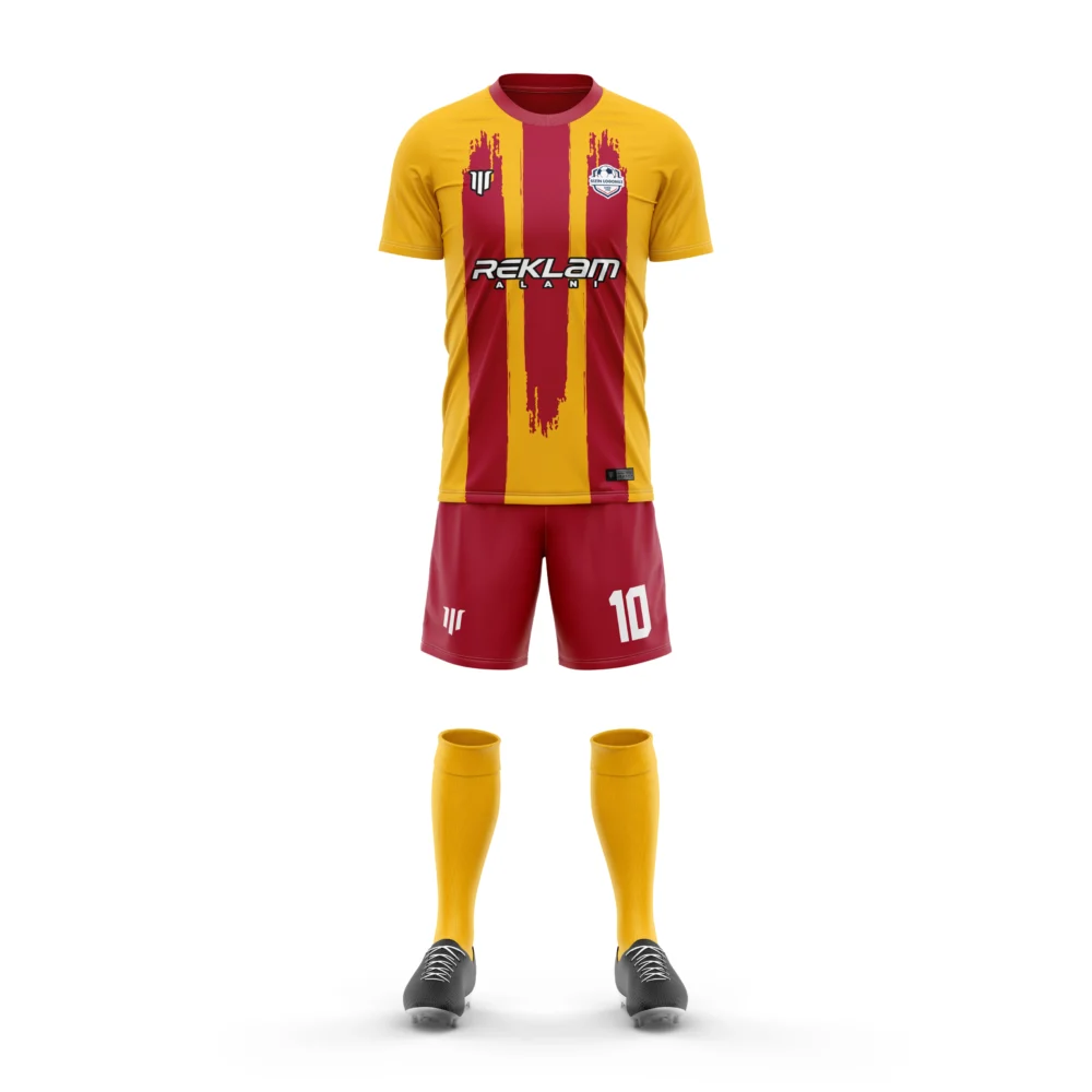 Marinspor Futbol Forma F060 Sarı-Kırmızı