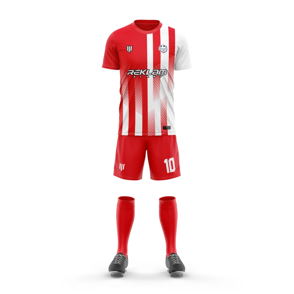 Marinspor Futbol Forma F061 Kırmızı-Beyaz