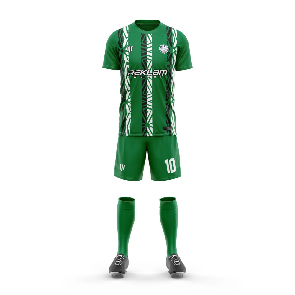 Marinspor Futbol Forma F062 Yeşil-Siyah-Beyaz