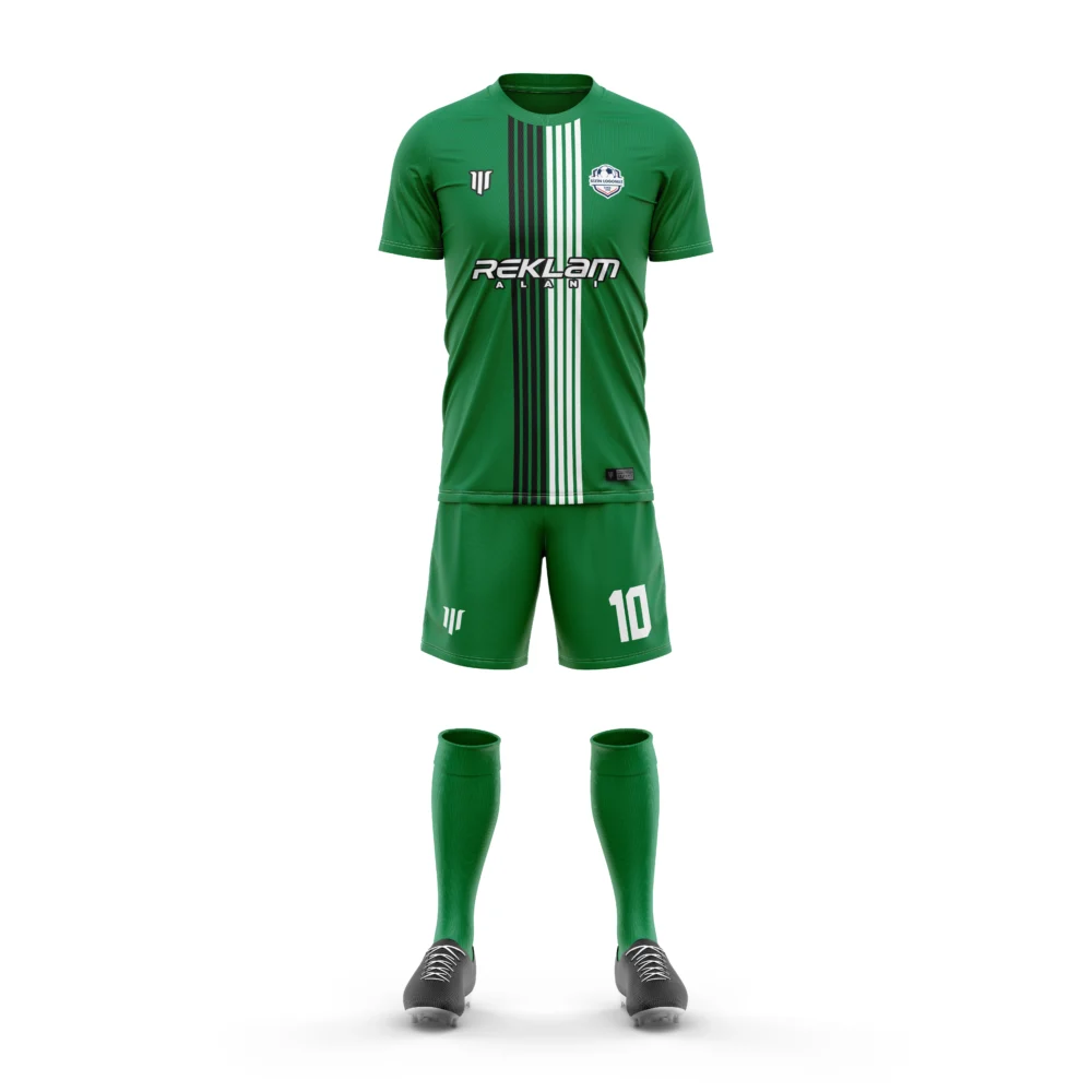 Marinspor Futbol Forma F065 Yeşil-Siyah-Beyaz