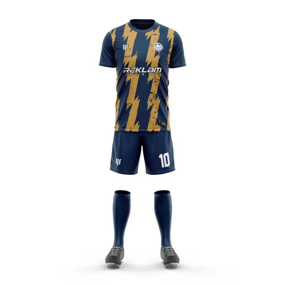 Marinspor Futbol Forma F066 Lacivert-Gold