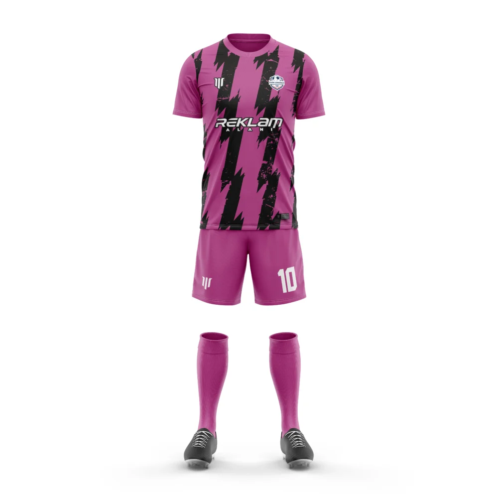 Marinspor Futbol Forma F066 Pembe-Siyah