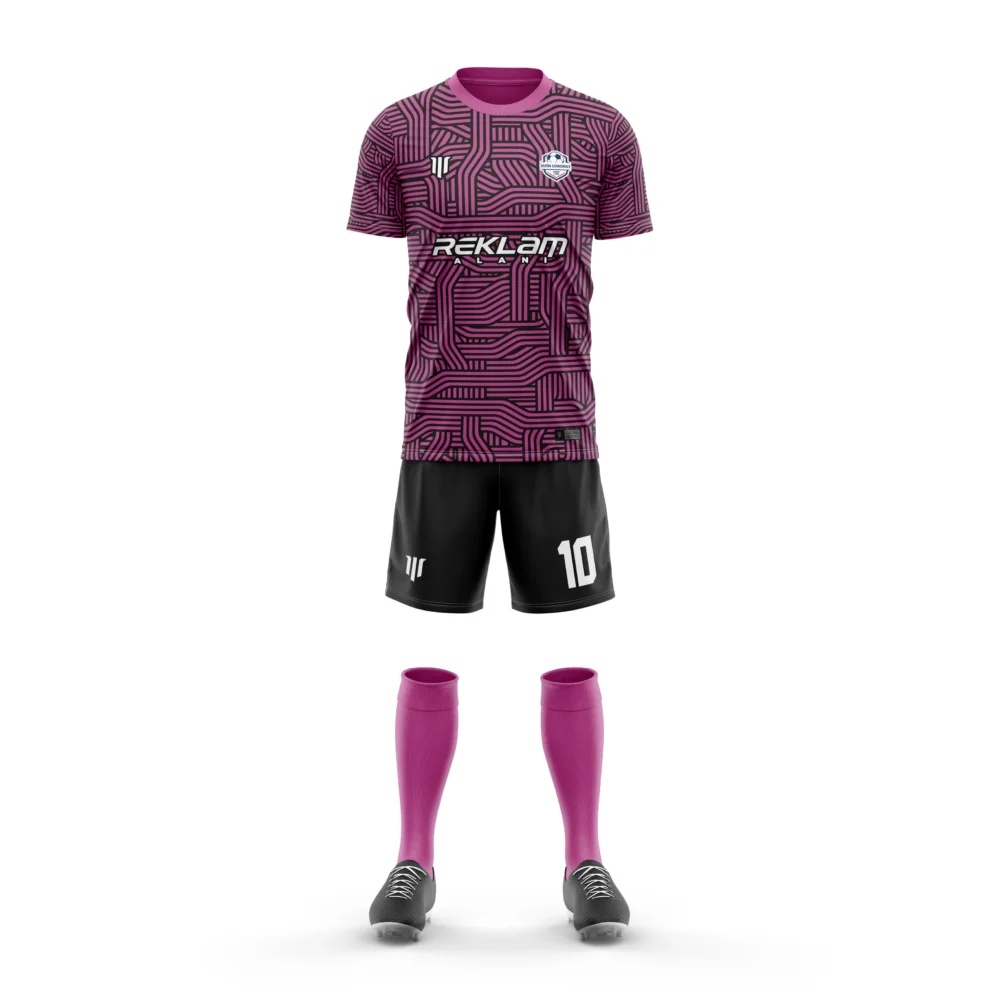 Marinspor Futbol Forma F067 Pembe-Siyah