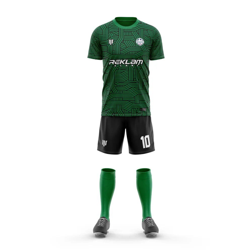 Marinspor Futbol Forma F067 Yeşil-Siyah