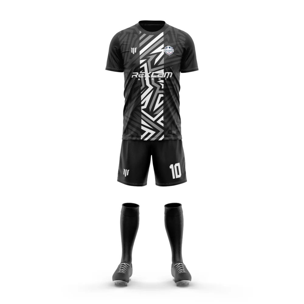 Marinspor Futbol Forma F068 Beyaz-Siyah-Gri