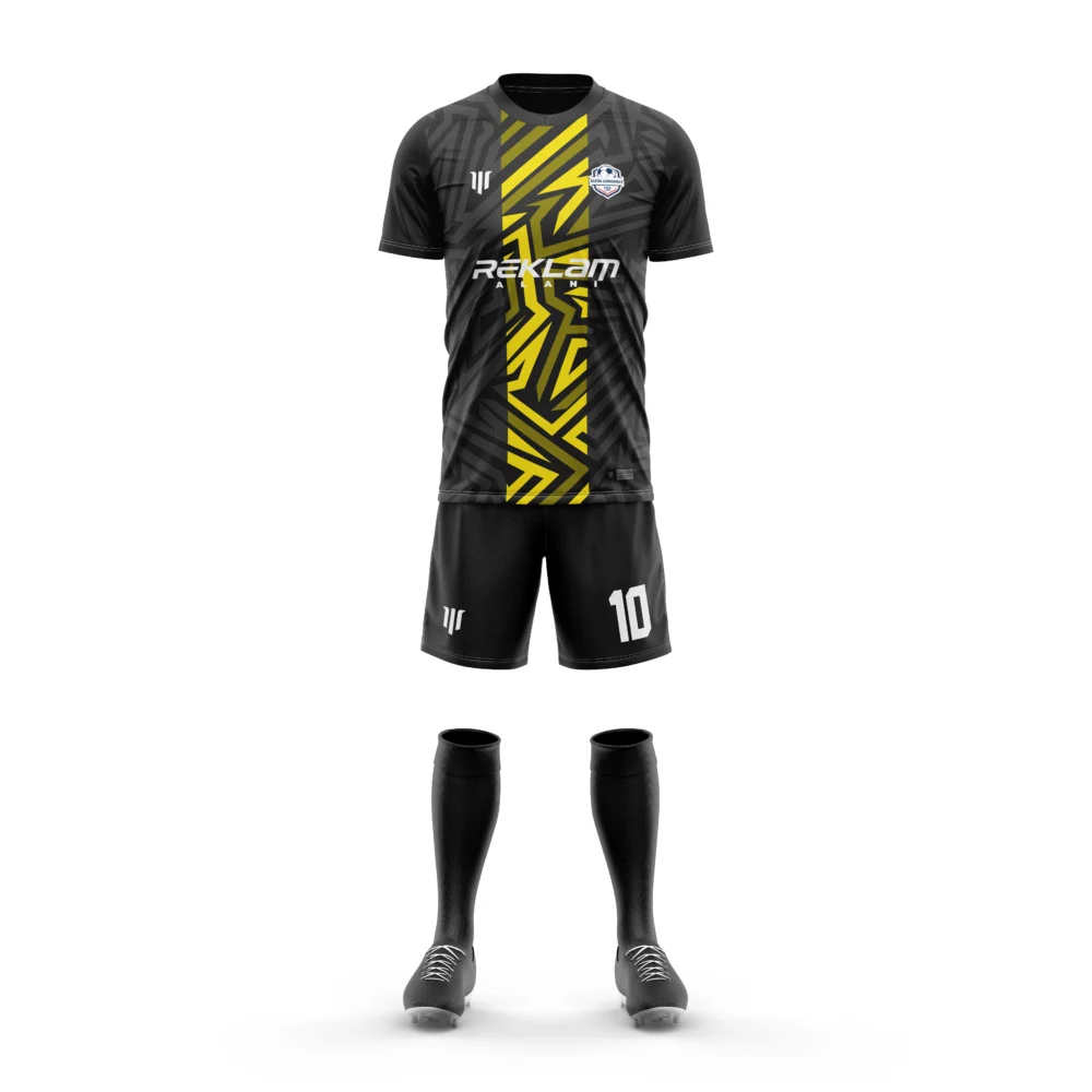 Marinspor Futbol Forma F068 Sarı-Siyah-Gri