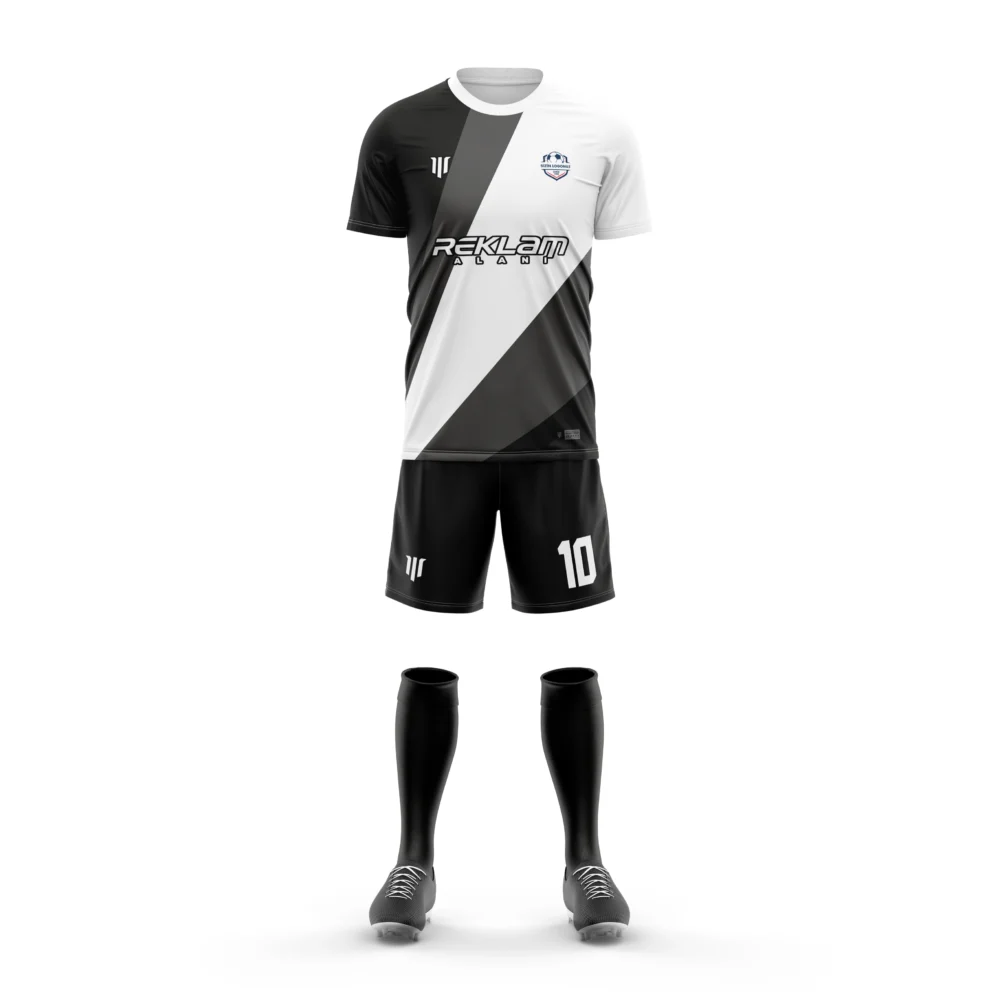Marinspor Futbol Forma F072 Siyah-Beyaz