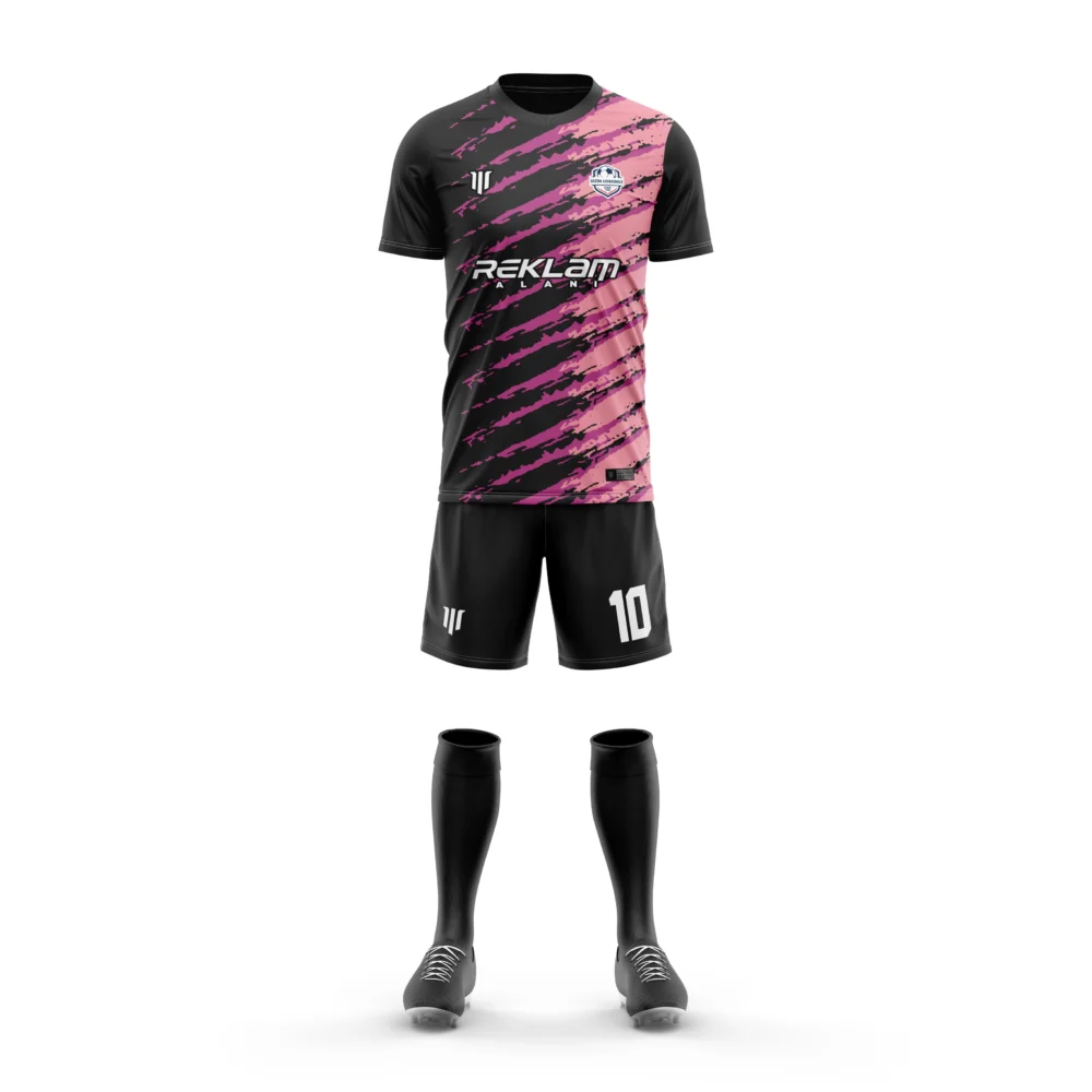 Marinspor Futbol Forma F073 Pembe-Siyah