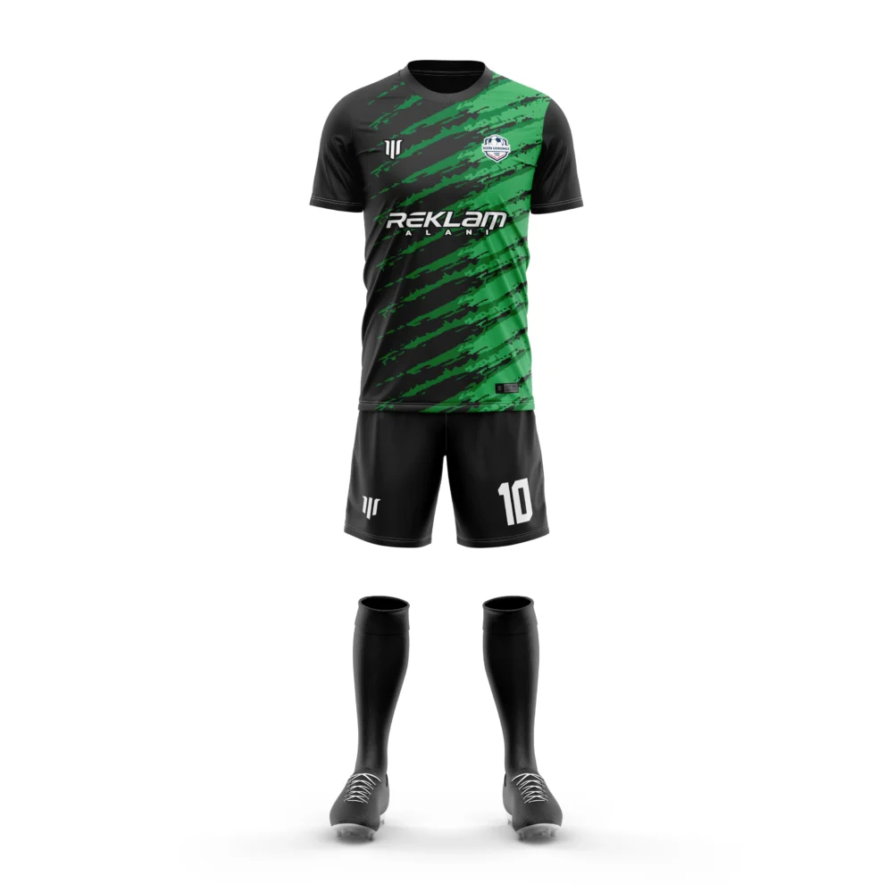 Marinspor Futbol Forma F073 Yeşil-Siyah