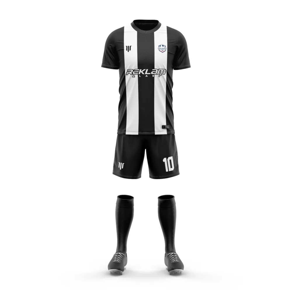Marinspor Futbol Forma F074 Siyah-Beyaz
