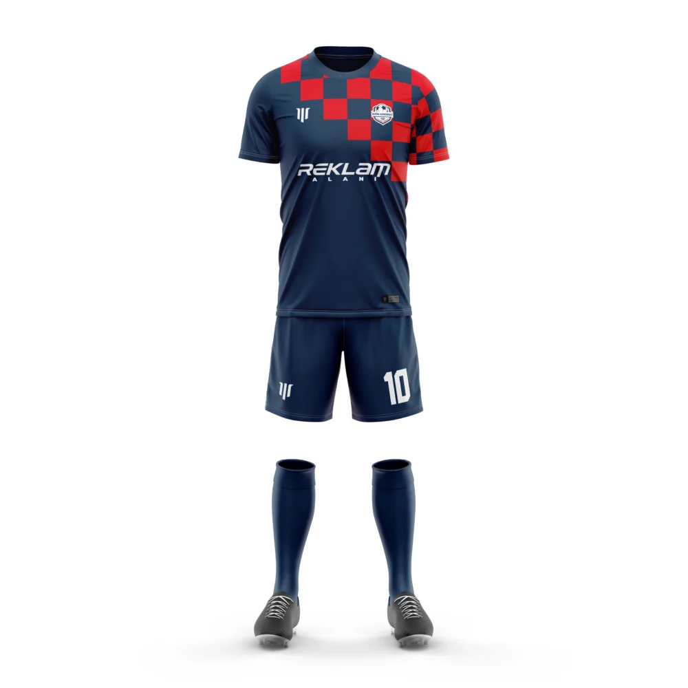 Marinspor Futbol Forma F075 Kırmızı-Lacivert