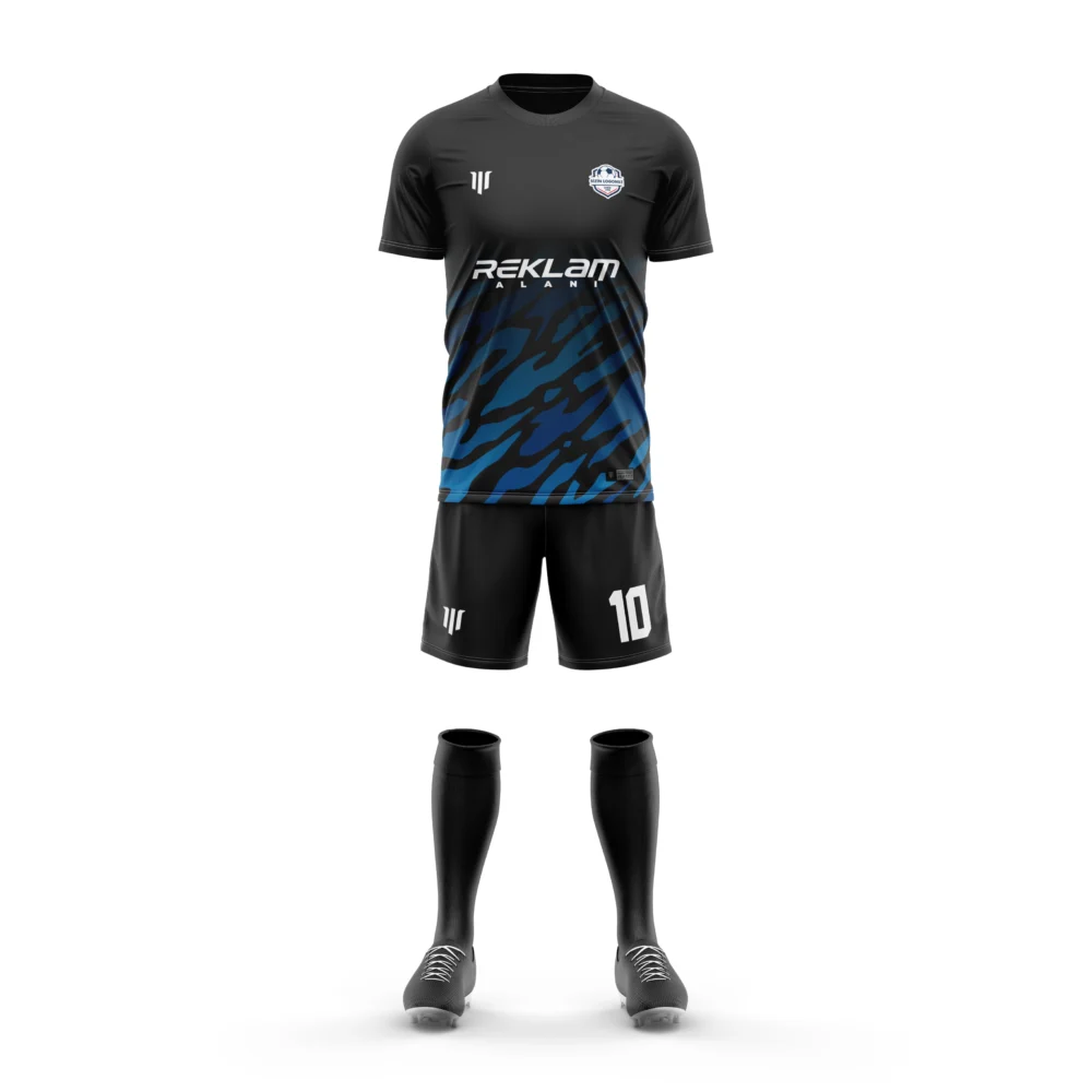 Marinspor Futbol Forma F076 Mavi-Siyah