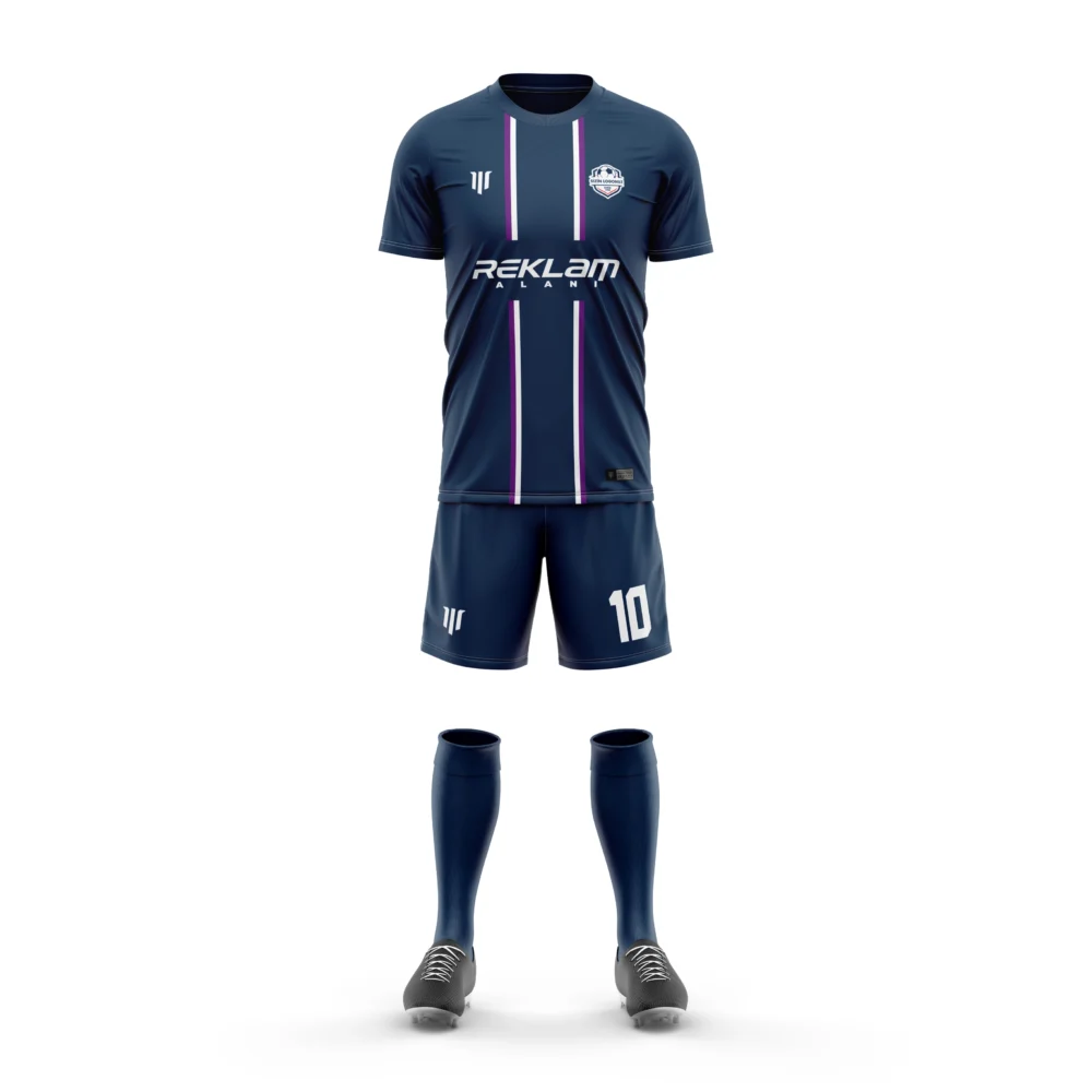 Marinspor Futbol Forma F081 Mor-Beyaz-Lacivert