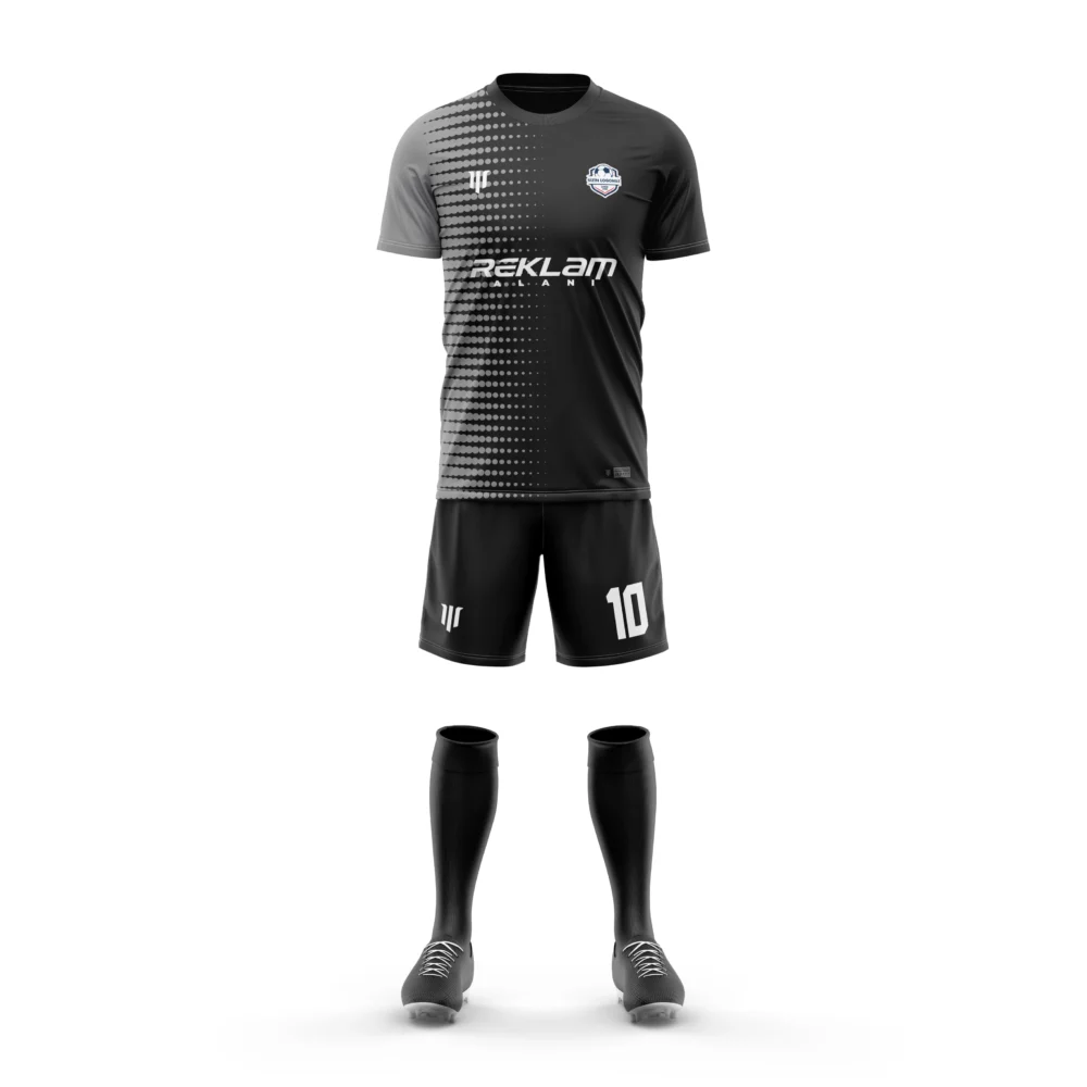 Marinspor Futbol Forma F084 Gri-Siyah