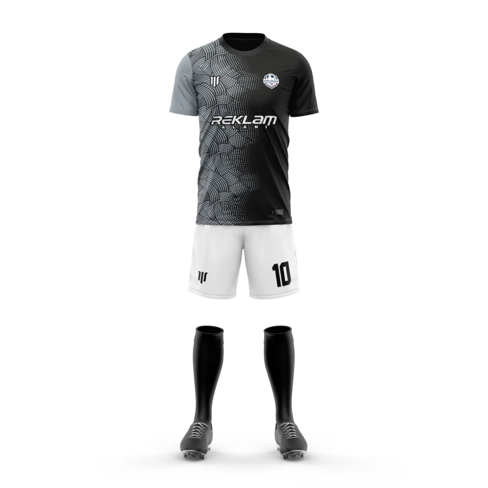 Marinspor Futbol Forma F091 Gri-Siyah