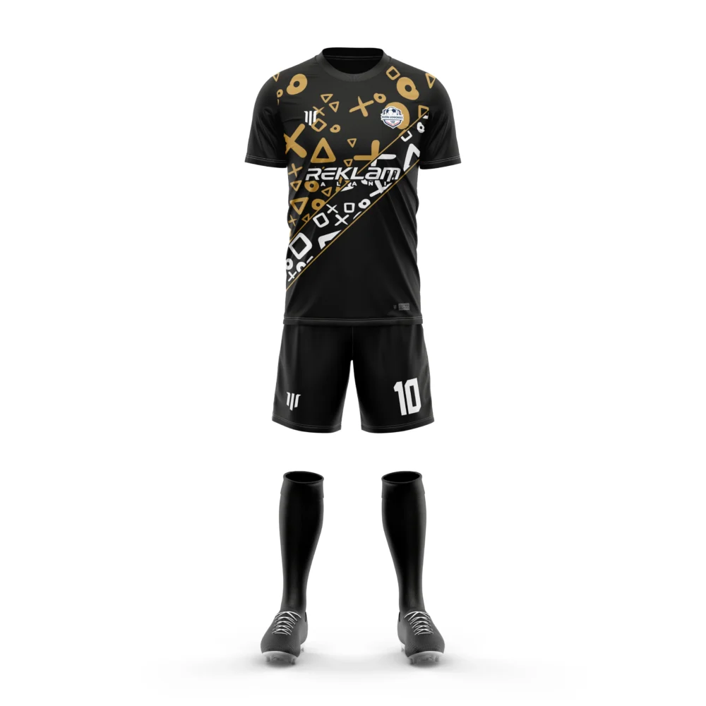 Marinspor Futbol Forma F092 Gold-Beyaz-Siyah