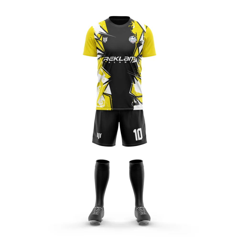 Marinspor Futbol Forma F093 Sarı-Beyaz-Siyah