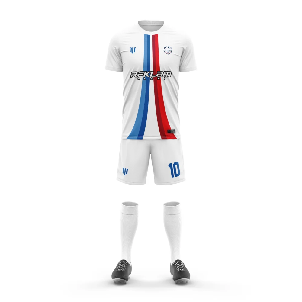 Marinspor Futbol Forma F097 Mavi-Kırmızı-Beyaz