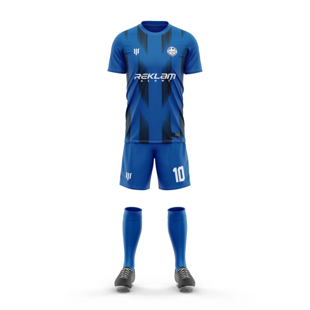 Marinspor Futbol Forma F088 Mavi-Siyah