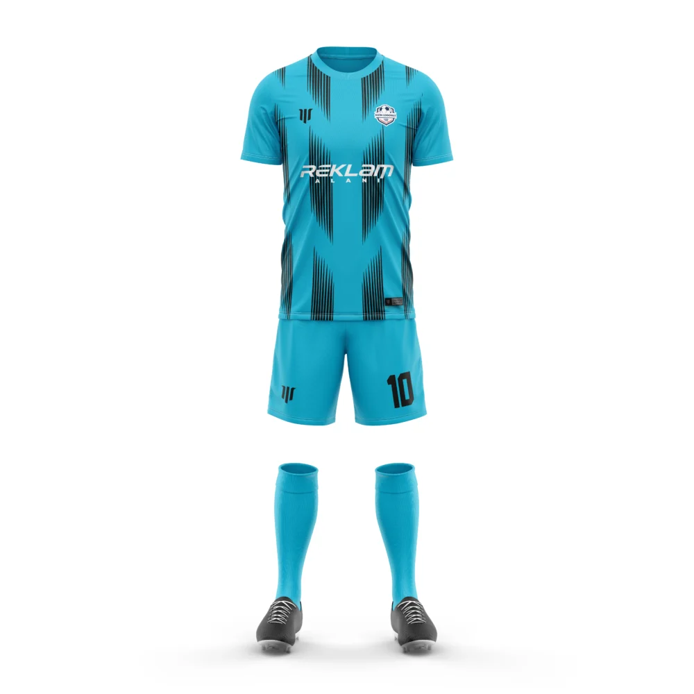Marinspor Futbol Forma F088 Turkuaz-Siyah