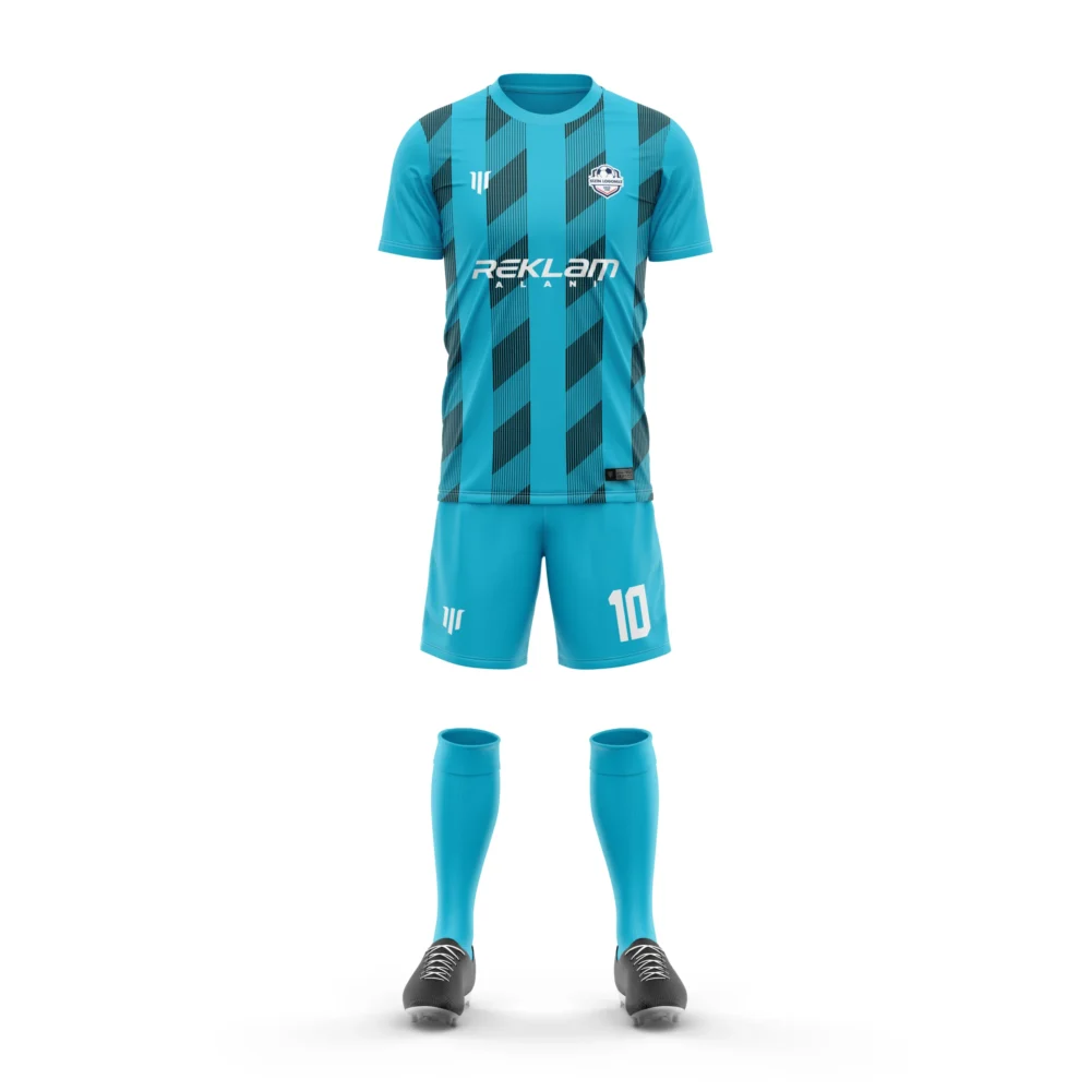 Marinspor Futbol Forma F089 Turkuaz-Siyah