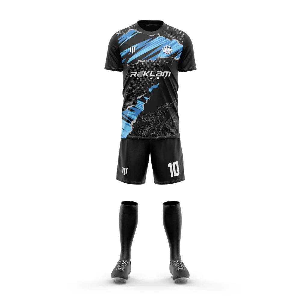 Marinspor Futbol Forma F090 Turkuaz-Siyah