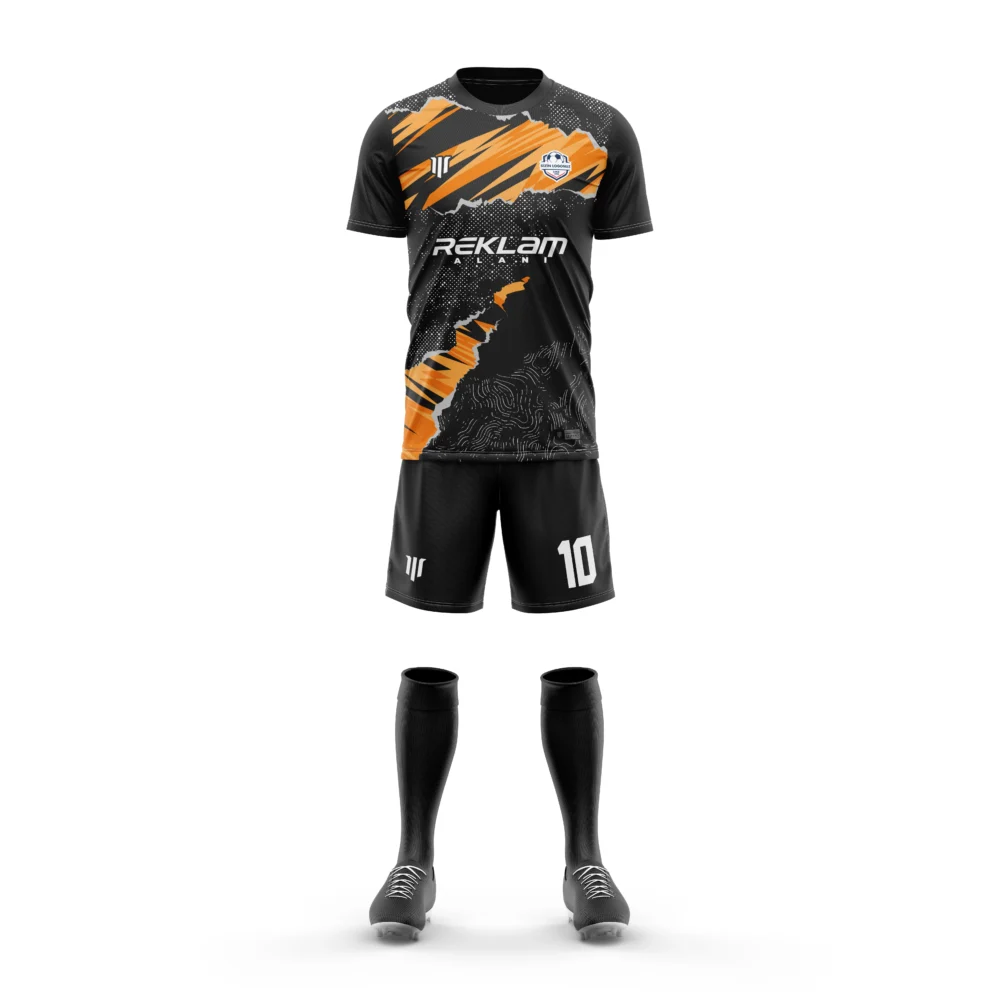 Marinspor Futbol Forma F090 Turuncu-Siyah
