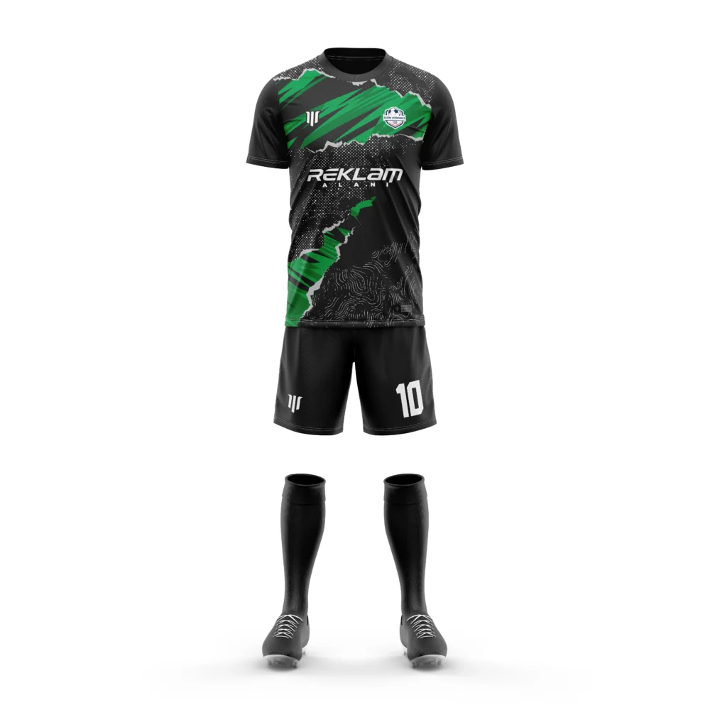 Marinspor Futbol Forma F090 Yeşil-Siyah
