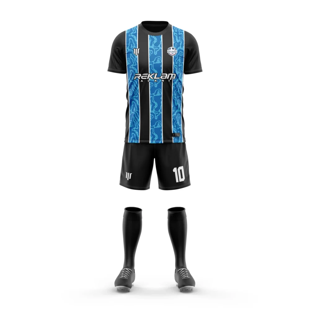 Marinspor Futbol Forma F096 Mavi-Siyah