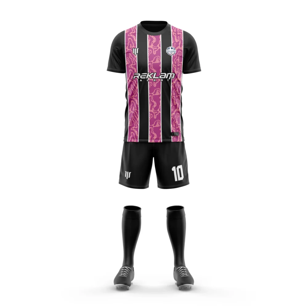 Marinspor Futbol Forma F096 Pembe-Siyah