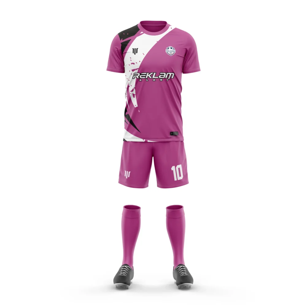 Marinspor Futbol Forma F104 Pembe-Beyaz-Siyah