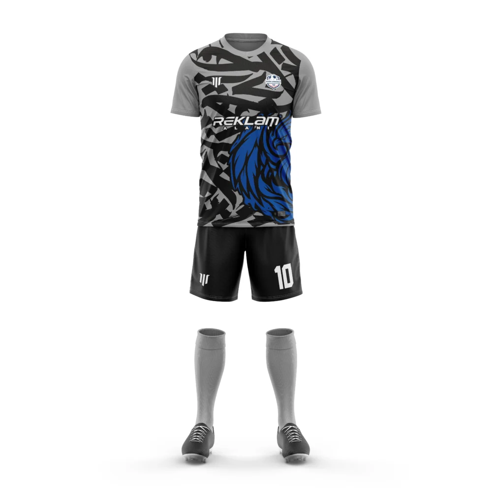Marinspor Futbol Forma F108 Mavi-Gri-Siyah
